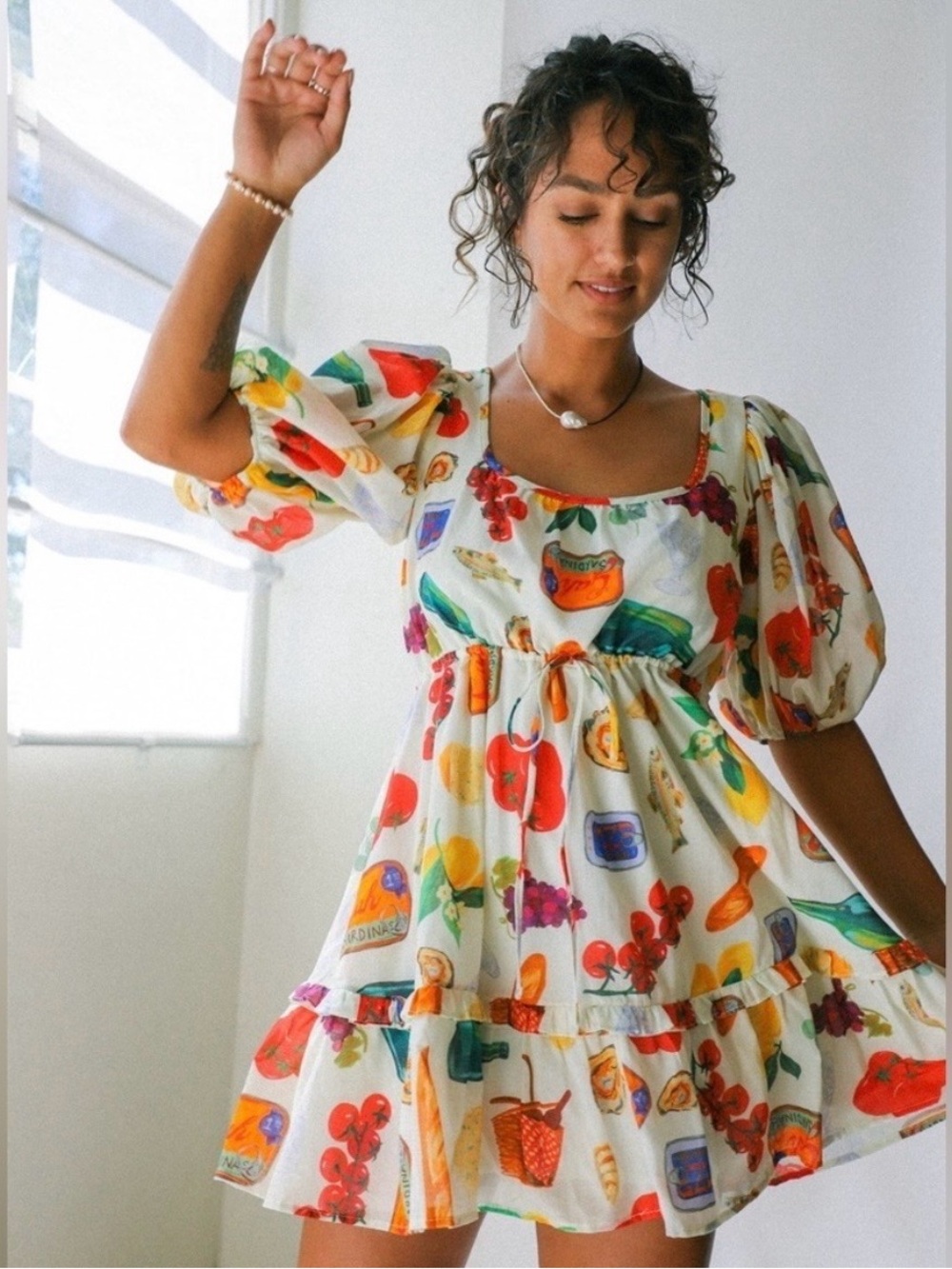 Lisa Says Gah Italian Summer Leila Mini Dress Size S